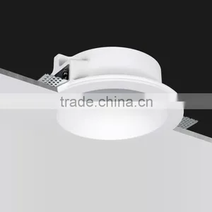 2 Years Warranty 9W Indoor Round Gypsum/plaster Made LED Recessed Downlight thumbnail-2