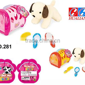 2016 New Baby Toys Pet Plastic Carriers Set Kids Toys Eduation thumbnail-4