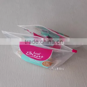 Produce Self-sealing Packaging Zip Bag for Cotton Pads Cosmetics thumbnail-1