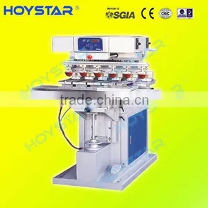 Shuttle 6 Color Pad Printing Machine for Toy thumbnail-1