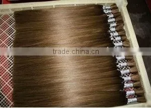 Brazilian Hair Silk Straight 6# Remy Human Hair Bulk thumbnail-1