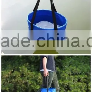 Double Layor Outdoor Folding Bucket Fishing Automotive Car Wash Basin Camping Foldable Bucket thumbnail-5