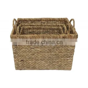 Water Hyacinth Basket For Home Decoration thumbnail-4