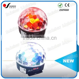 New Hot Sale Pro Colorful RGBWYP 6PCS 3W DJ LED Crystal Magic Ball Light With High Bright Lighting thumbnail-1
