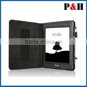Most Popular High Quality Manufacturer Leather Case With Hand Strap for Kindle Paperwhite thumbnail-4