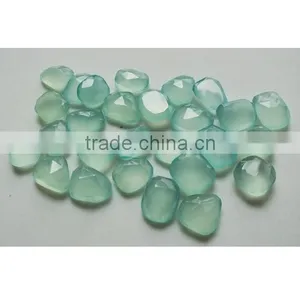 Best Quality Aqua Chalcedony Mix Shape Loose Cut Gemstone thumbnail-2