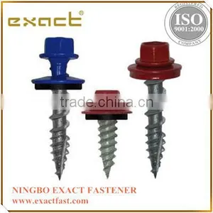 Hex Washer Head Roofing Self Tapping Wood Screw With Washer Rubber thumbnail-6
