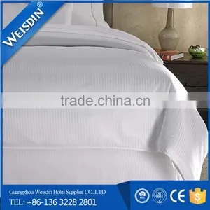 Wholesale Hotel 1cm Sateen Stripe White Cotton Pillow Cases Pillow Cover thumbnail-4