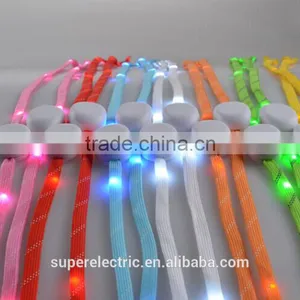 2016 New Style Fancy Light Up LED Shoelaces Flashing Shoelaces for Sale thumbnail-1