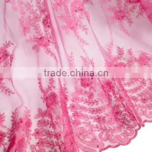 Net Embroidery Stones Laces/Hot Selling French Laces/Low Price French Net Laces thumbnail-6