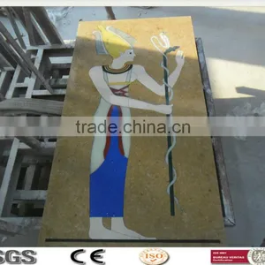 WT-33China High Quality Egypt Style Water Jet Marble Floor Patterns thumbnail-1