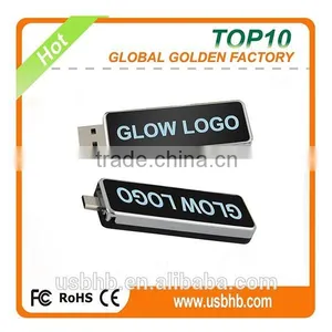 High Speed Private Model Otg Usb Flash Drive With Glowing Logo OTG USB Flash Drive thumbnail-1