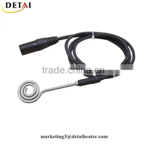 120v 100w K Type Thermocouple 20mm E-Nail Heating Coil With 5 Pin Male Plug thumbnail-1