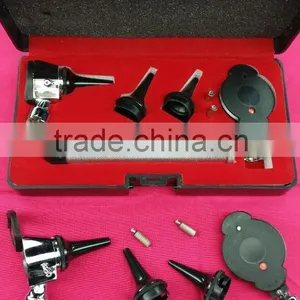 ENT Medical Otoscope Instruments Set With Black Plastic Box Packing Excellent Quality thumbnail-1