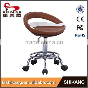Nail Salon Master Chair Stool With Wheels thumbnail-3