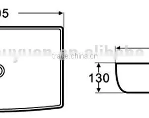 Y158 Washing Basins; Washbasins Bathroom Sinks Prices Sanitary Ware China thumbnail-2