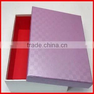 2014 Custom Luxury Fashion High Quality Gift Box Packaging With Lid (Clothes Box, Wine Box,Cosmetic Box, Food Box, Etc.) thumbnail-1