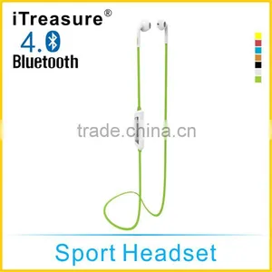 Sport Bluetooth Earphone,Microphone,Noise Cancelling Function and In-Ear Style Cheap Wireless Stereo Bluetooth Headset thumbnail-1