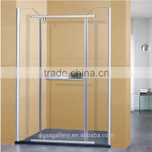 Tempered Glass Frameless Bathroom Shower Screen Door thumbnail-3