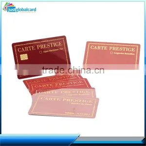 Top Quality Custom Design Matt Finish Printing Plastic Sle5528 Smart Card Fashion Magnetic Card Wholesale RFID Contact Chip Card thumbnail-2