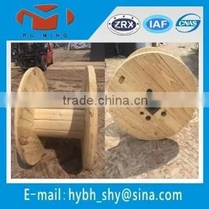 Solid Wood Cable Drum for Cat6 Wire Cable thumbnail-1