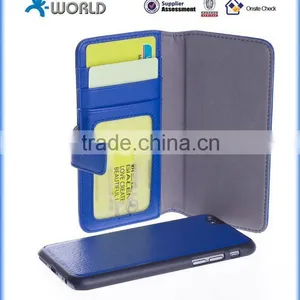 ISO Approved Manufacturer 2 in 1 PU Leather Detachable Wallet Case for IPhone 6S thumbnail-4