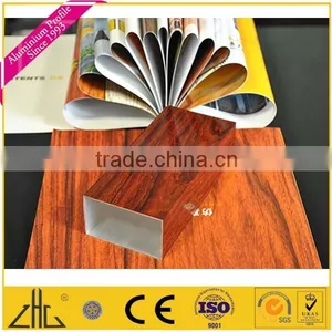 Wow!! 6061 T6 6063 T5 Anodized Finish,wood Grain Finish,powder Coated Finish Aluminium Pipes OEM , Guangzhou Aluminum Color Tube thumbnail-1