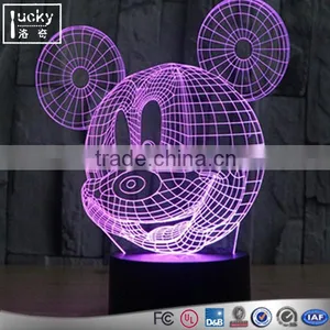 Acrylic Colorful LED Glowing Mickey Mouse,Custom LED Night Light thumbnail-4