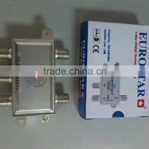 EUROSTAR DiSEqC Switch 4 in 1/ Four Way DiSEqC Switch EDS-41 thumbnail-1