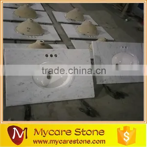 Bathroom Marble Vanity Top Ceramic Sink With Vanity Top thumbnail-1