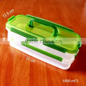 Premium Stackable Health Food Container With Lid Handle for Spaghetti thumbnail-1