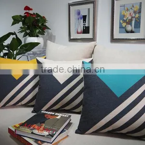 Geometric Patterned Printed Pillow Case Home Decorative Hotel Bed Pillow Covers thumbnail-1