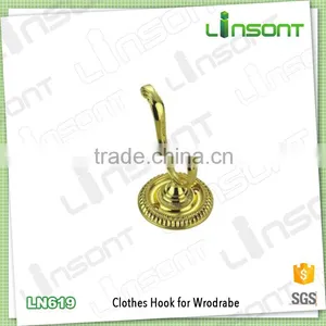 Bathroom Design Zinc Alloy Hangers for Towels Bathroom Accessories Clothes Hook thumbnail-1