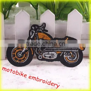 Motobike Creative Flat Embroidery Patches/embroidery Badges thumbnail-1