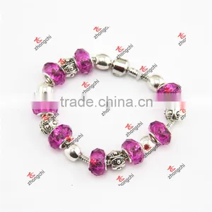 Factory Brass Snake Chain/Glass Bead Chain Jewelry Bracelet thumbnail-3