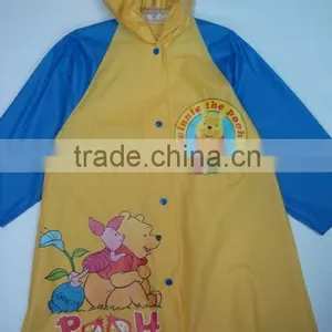 Yellow 100%waterproof Pvc Raincoat - Buy Pvc Raincoat,Teenage Raincoats,Yellow Fashion Pvc Raincoat thumbnail-4