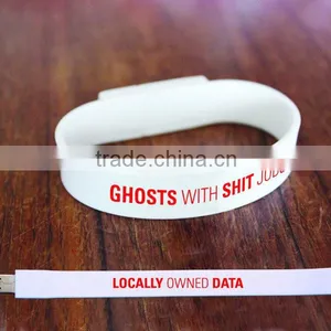 Factory Directly Sell Cheap Custom Silicone Usb Bracelet, Bracelet Usb Flash Drives Bulk Cheap, Silicone Usb Wristband thumbnail-3