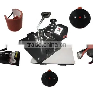 2015 Newest High Quality Sublimation Heat Transfer Machine 6 in 1, Heat Press Machine thumbnail-2
