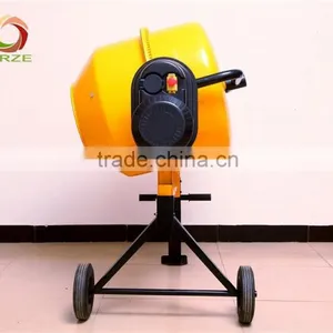 Mini Mobile Hand Operate Electric Motor Gasoline Power Construction Equipment Machine Concrete Mixer Cement Mixer thumbnail-3