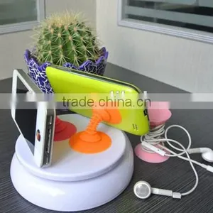 Silicone Double-sided Phone Suction Holder Sucker Stand / Silicone Cell Phone Stand / Suction Cup Mobile Phone Stand thumbnail-5