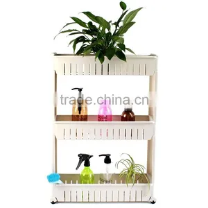 Bathroom Diy Plastic pp Storage Shelves thumbnail-1