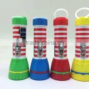Tiger Head Plastic Led Flashlight Torch World Export-ftp-796 thumbnail-1