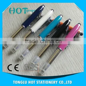 New Products on China Market Multi Funtion Pen With Metal Cap and Light thumbnail-1