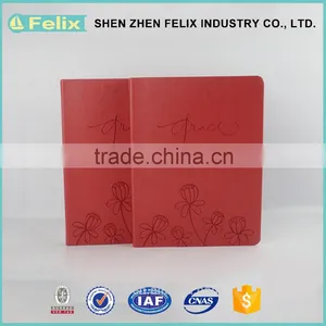 New Design Fashion Low Price Hard Cover Embossing Notebook thumbnail-1