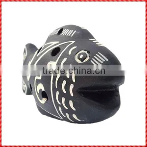 Ceramic Musical Instrument of Fish Shaped Ocarina thumbnail-1