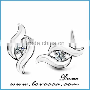 Charms Wholesale Accessory Women Elegant Silver Star Earring Jewelry thumbnail-2
