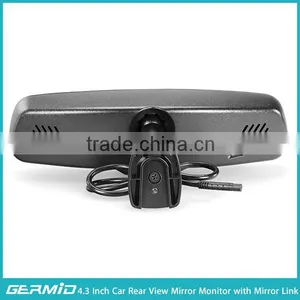 4.3 Inch Mirror Link Synchronize the Informations of Your Smart Phone, Reverse Camera,customed Logo thumbnail-6