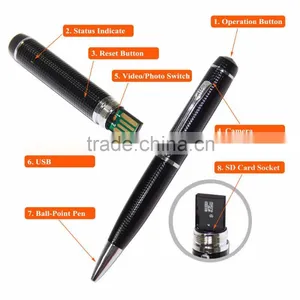 1080P HD Mini DVR Camcorder Mini Hidden Spy Pen Camera thumbnail-1