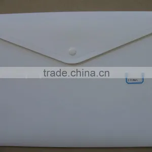 Office Supplier A4 White Plastic Envelope Folder thumbnail-1