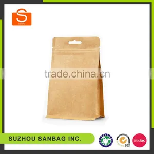 Quad Seal Snack Food Bag,Side Gusset Flat Bottom Food Bag thumbnail-1